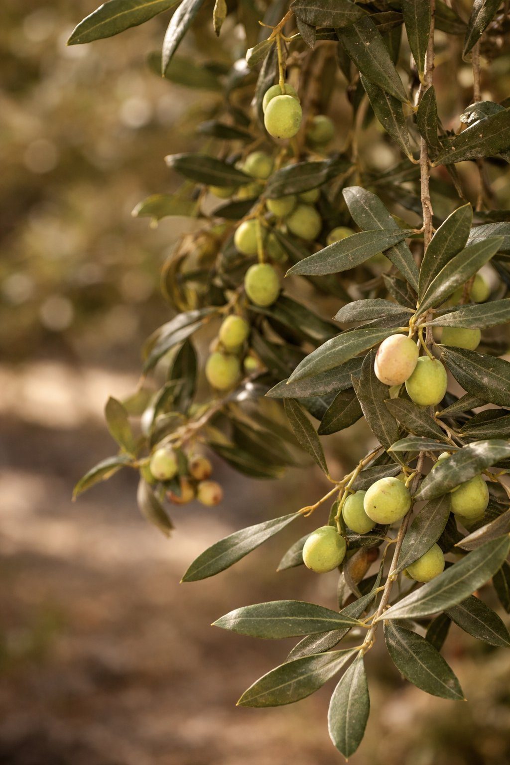 Cosecha selectiva de aceitunas